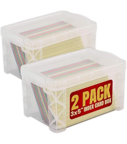Amazon.com: Advantus 40307 Super Stacker Storage Boxes, Hold 400 3